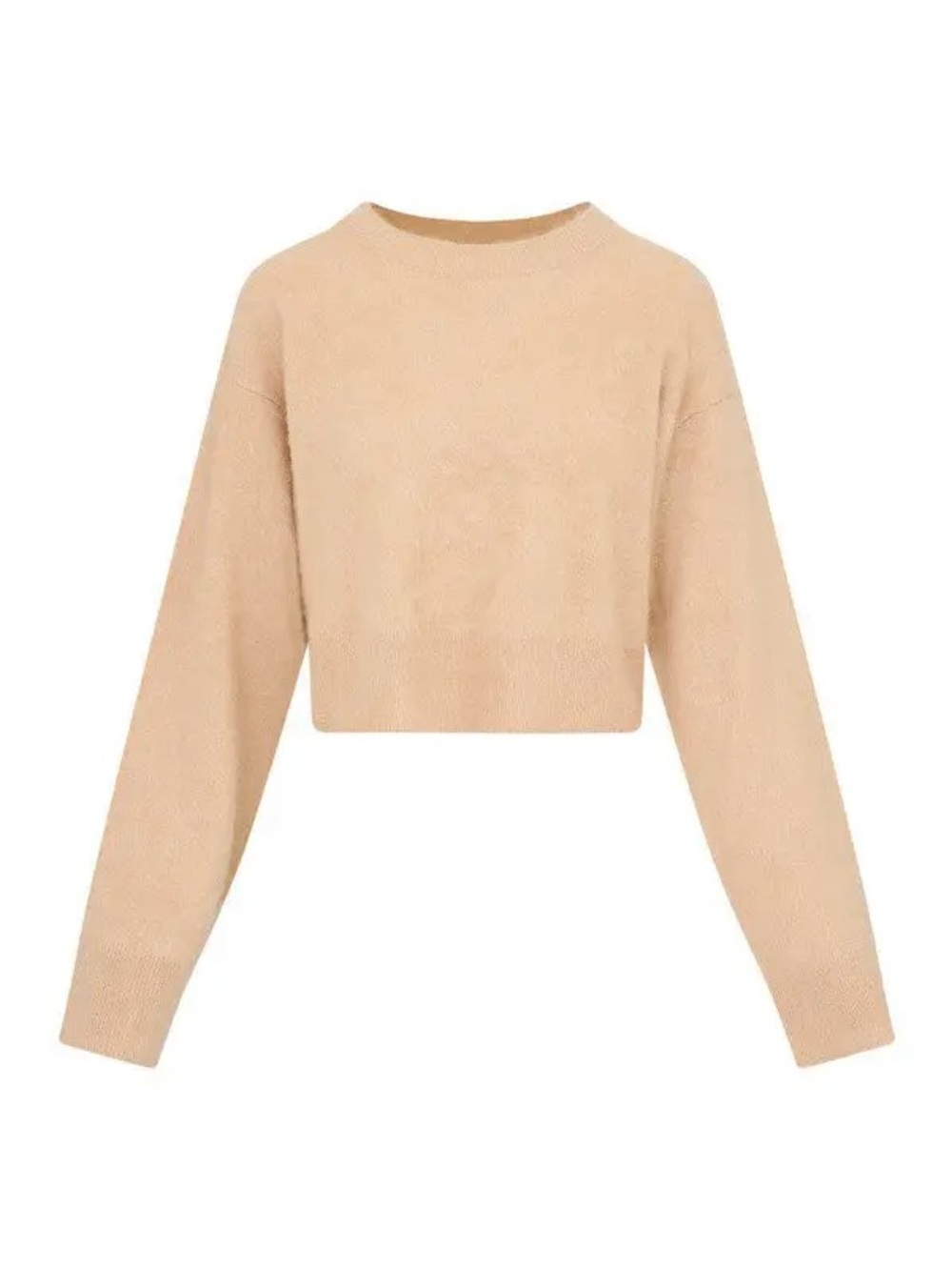 LoveShackFancy Bellman Cropped Cashmere Pullover